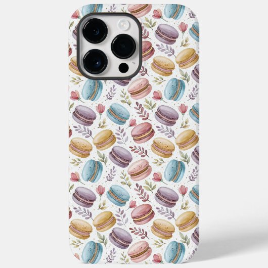 Modern Macaroon Desserts Case-Mate iPhone Hülle (Rückseite)