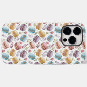 Modern Macaroon Desserts Case-Mate iPhone Hülle (Rückseite (Horizontal))