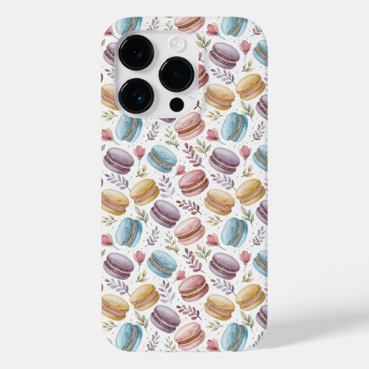 Modern Macaroon Desserts Case-Mate iPhone Hülle (Rückseite)