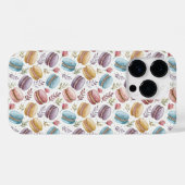 Modern Macaroon Desserts Case-Mate iPhone Hülle (Rückseite (Horizontal))