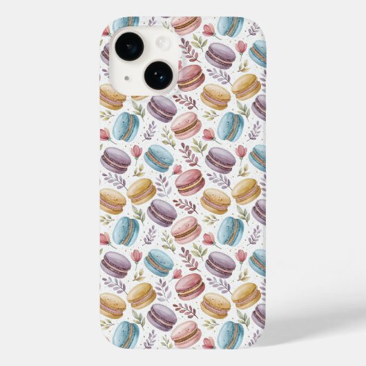 Modern Macaroon Desserts Case-Mate iPhone Hülle (Rückseite)