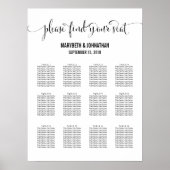 Modern machen wir Script Seekartenzeichen Poster (Vorne)