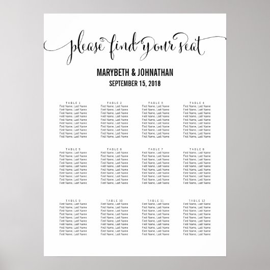 Modern machen wir Script Seekartenzeichen Poster (Vorne)