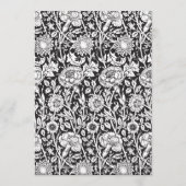 Modern machen wir Script Wedding Menu Card Menükarte (Rückseite)