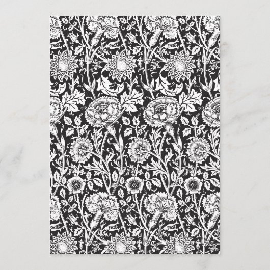 Modern machen wir Script Wedding Menu Card Menükarte (Rückseite)