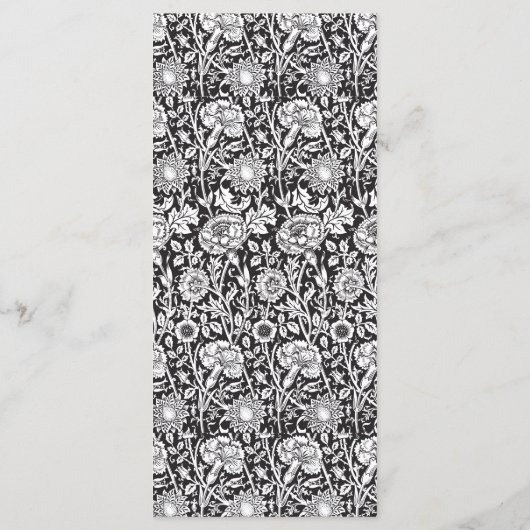 Modern machen wir Script Wedding Menu Card Menükarte (Rückseite)