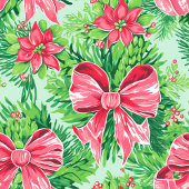 Modern magenta and red Christmas preppy bath towel Badhandtuch Set