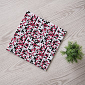 Modern Magenta Black Gray Geometric Fliese