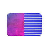 Modern Magenta Blue Badematte (Vorderseite)