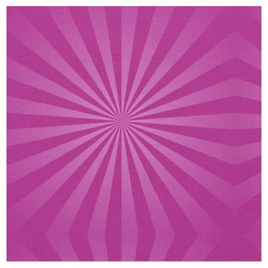 Modern Magenta Sun Ray Muster Stoff (Nahaufnahme)