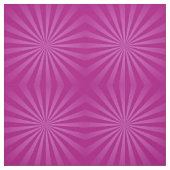 Modern Magenta Sun Ray Muster Stoff (Muster)