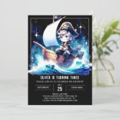 Modern Magic Pirate Geburtstag Einladung (Stehend Vorderseite)