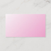 Modern Maid House Cleaning housekeeping Service Visitenkarte (Rückseite)