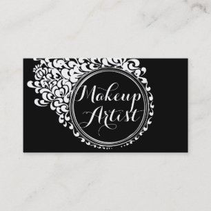 Modern Makeup Artist Beauty Salon Visitenkarte
