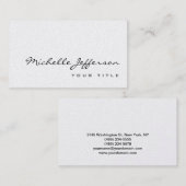 Modern Makeup Artist Trendy Business Card Visitenkarte (Vorne/Hinten)