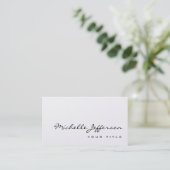 Modern Makeup Artist Trendy Business Card Visitenkarte (Stehend Vorderseite)