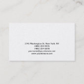 Modern Makeup Artist Trendy Business Card Visitenkarte (Rückseite)