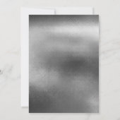 Modern Male 50. Geburtstag Einladung (Rückseite)