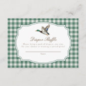 Modern Mallard Duck Gender Neutral Baby Shower Begleitkarte (Vorderseite)