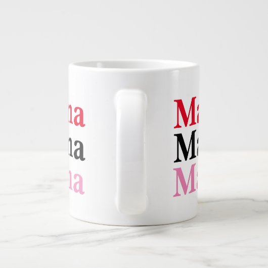 Modern Mama Jumbo-Tasse (Rückseite)