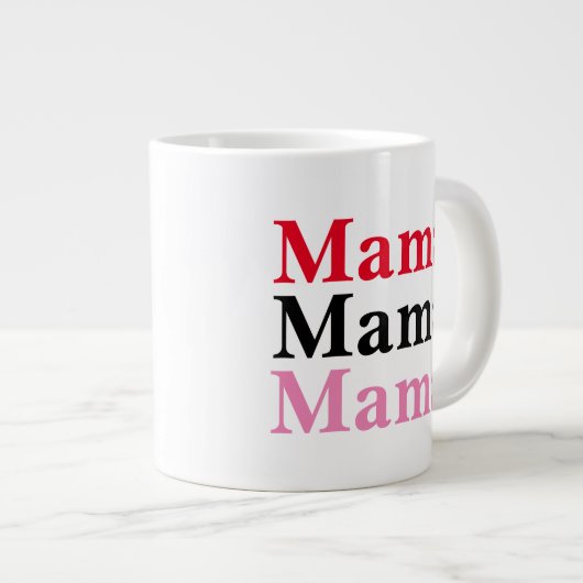 Modern Mama Jumbo-Tasse (Vorderseite Rechts)