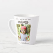 Modern Mama Kids Foto Happy Mother's Day Milchtasse (Linke Ecke)