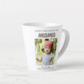 Modern Mama Kids Foto Happy Mother's Day Milchtasse (Rechte Ecke)