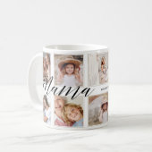 Modern Mama Script | Entenkinder - FotoCollage Kaffeetasse (Vorderseite Links)