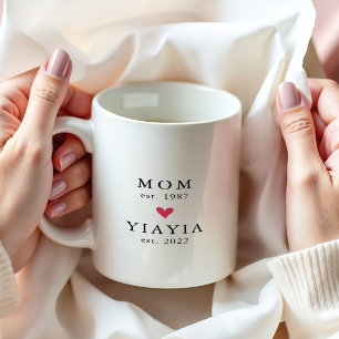 Modern Mama   Yiayia Jahr gegr. Kaffeetasse