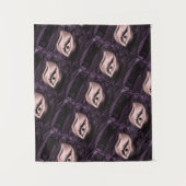 MODERN Mandala COLOR PINK EYE TAPESTRY Wandteppich (Vorderseite)