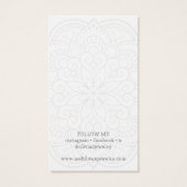 Modern Mandala Earring Juwelier Display Card (Rückseite)