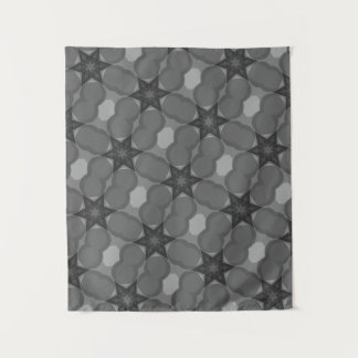 MODERN Mandala FARBE SCHWARZE GRAUER STAR TAPESTRI Wandteppich