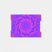 MODERN MANDALA FARBPINK POST-IT KLEBEZETTEL (Vorderseite)