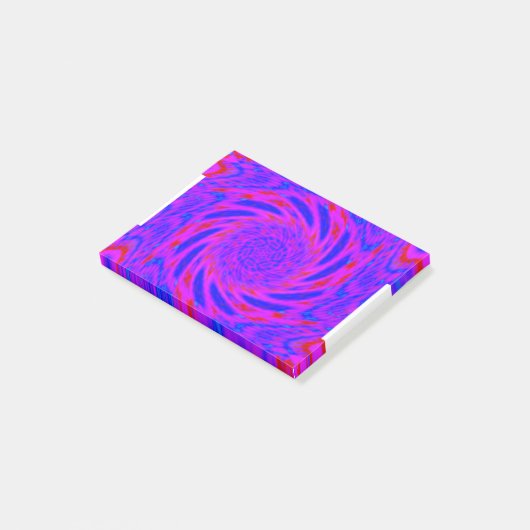 MODERN MANDALA FARBPINK POST-IT KLEBEZETTEL (angewinkelt)