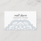 Modern Mandala Jewelry Visitenkarte (Vorderseite)