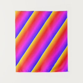 MODERN Mandala LINES - LILA ORANGE ROSE PINK Wandteppich