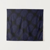 MODERN Mandala LINES - ROSE PINK PLUE Tapestry Wandteppich (Vorderseite (Horizontal))