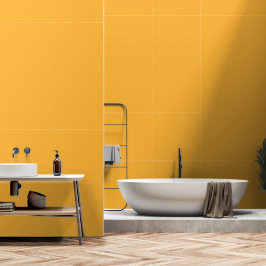 Modern Mango Yellow Plain Solid Color Tapete