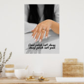 Modern Manicure & Beauty Wall Decor Poster (Küche)