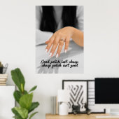 Modern Manicure & Beauty Wall Decor Poster (Heimbüro)
