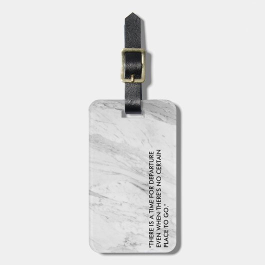 Modern Marbella Adventure Reiseangebot Gepäckanhänger (Vorderseite vertikal)