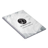 Modern Marble Customize with Your logo und zusamme Notizblock (Rechte Seite)