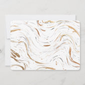 Modern Marble Gold Cross Foto Community Vielen Dan Dankeskarte (Rückseite)