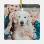 Modern Marble Hello Goodbye Keepake Memorial Keramikornament (Vorderseite)