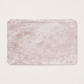 Modern Marble Mauve Rose Gold UAWG Insert Cards (Rückseite)