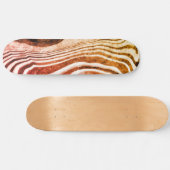 Modern marble texture skateboard (Horizontal)