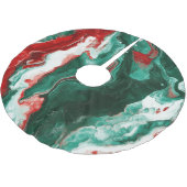 Modern Marble Weihnachtsbaumrock Polyester Weihnachtsbaumdecke (Schrägansicht)