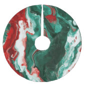 Modern Marble Weihnachtsbaumrock Polyester Weihnachtsbaumdecke (Vorderseite)