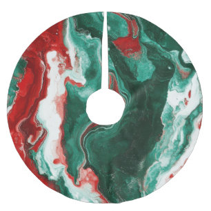 Modern Marble Weihnachtsbaumrock Polyester Weihnachtsbaumdecke