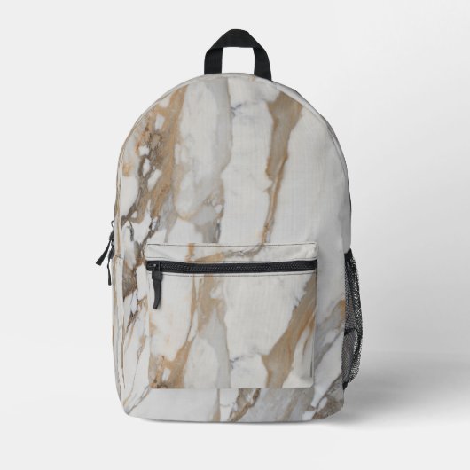 Modern Marbour Muster Backpack Bedruckter Rucksack (Vorderseite)